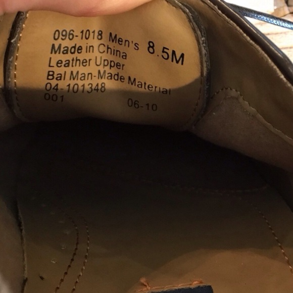 Men's Chaps Brown Leather Oxford Dress Shoes sz 8.5 NWT - Picture 5 of 6